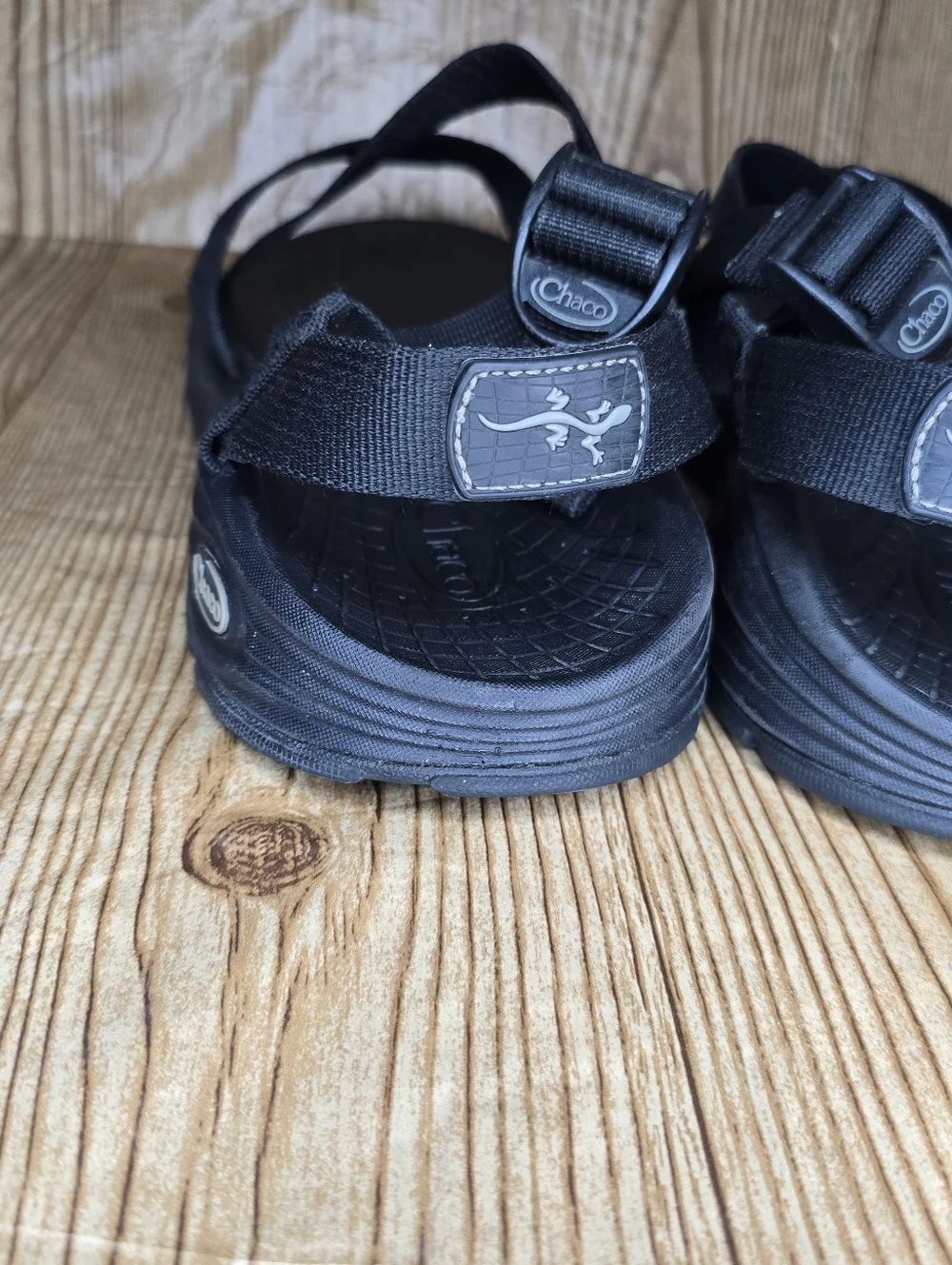 Men's Chaco Black Strappy Outdoor Waterproof  Sandals Size 14‎